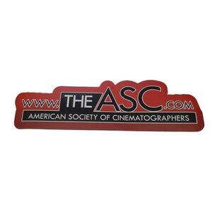 The American Society of Cinematographers Decal Sticker Hollywood California